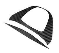 Dilwe Panel Multimedia Embellecedor de Fibra de Carbono Real Suave para Consola Central, Cubierta de Palanca de Cambios, 2 Piezas, Acabado Brillante, Pasta Directa, Apto para V Class 2015 2020,