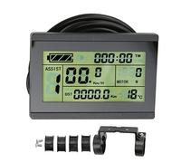 Dilwe Pantalla KT LCD3, Pantalla LCD3 de 72 V con Conector SM, Material ABS para Controlador KT