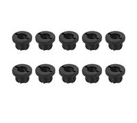 Dilwe Paquete de 10 Adaptadores de Rosca de Micrófono de 5/8 "macho a 3/8" Hembra, Adaptador de Tornillo ABS a Prueba de Golpes para Soporte de Micrófono