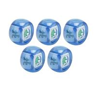 Dilwe Paquete de 5 Dados Mahjong, Material Plástico, Esferas Direccionales Ligeras para Juegos de Mesa y Entretenimiento (#4)