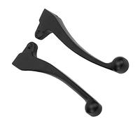 Dilwe Par de Palancas de Freno de Aleación de Aluminio Negro, de Freno, Tornillo de Repuesto, Palanca Fija para Scooter Eléctrico GY6 50 125 150 para Viajeros Diarios y Uso de Reparación