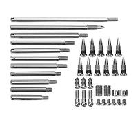 Dilwe Partes de Reparación de Rodillos de Acero Inoxidable del Clarinete de Reemplazo del Instrumento