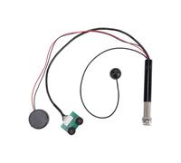 Dilwe Pastilla de Guitarra Acústica con Micrófono, Instalación Dual, Control de Volumen de Tono Ajustable para Instrumentos Folclóricos, Mandolina, Violín, Amplificador de Rendimiento Portátil de