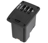 Dilwe Pastilla de Guitarra, Pastilla de 2 Etapas con Control de Volumen, Voz Alta de bajo ±12 DB, Respuesta de Frecuencia de 20 HZ 20 KHZ, Impedancia de Entrada de 22 MΩ, para