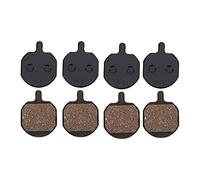 Dilwe Pastillas de Freno de Bicicleta, Juego de Piezas de Freno de Disco de Bicicleta metálico de 4 Pares para Hayes Sole MX2 / 3/4/5 CX5 GX-C GX2