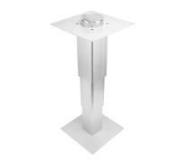 Dilwe Pata de Mesa para RV Pata de Mesa Elevadora Ajustable de Aleación de Aluminio, Manivela Manual de 310 a 720 Mm, Tornillo de Continuo Fijo para RV, Barco, Yate, Balcón, de Escritorio
