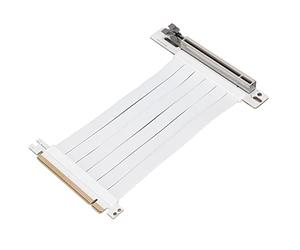 Dilwe PCI-E X16 3.0 Extender Riser Cable, PCI E Extension Cable 15cm 128Gbps Tarjeta Vertical de Alta Velocidad para Tarjeta Gráfica Tarjeta de Sonido Tarjeta de Red(Blanco)