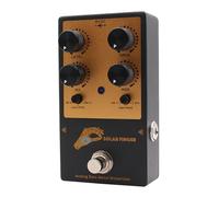 Dilwe Pedal de Efectos de bajo, Filtro Dual Paso bajo 50-500 Hz Paso Alto 100 Hz-1 KHz Modelado de Tono, Ganancia Híbrida JFET CMOS Distorsión de bajo Ruido, con Perilla Activa de