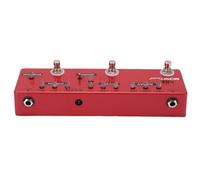 Dilwe Pedal de Guitarra Multiefectos, Construcción de Metal para bajo Eléctrico, Bypass Verdadero, Funciones de Overdrive de Distorsión de Coro de Retardo para Músicos