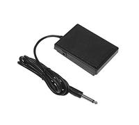 Dilwe Pedal de Sostenido Universal, Cable de Enchufe de 6,35 Mm, 4,6 Pies para órgano Electrónico, Teclado MIDI, Piano Digital