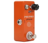 Dilwe Perilla de Ajuste de Velocidad de Metal con Efecto de Fase con True Bypass, Pedal Phaser de Guitarra Eléctrica para Sonidos de Guión y Logotipo de Bloque