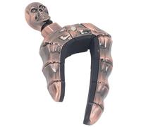 Dilwe Perilla de Calavera para Guitarra, Mecanismo de Bloqueo de Rodillo Antideslizante para Guitarras Eléctricas Acústicas, Ukelele (Bronce antiguo)