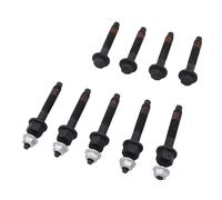 Dilwe Pernos para colectores de escape, 9 piezas, juego de acero al carbono de alta resistencia para modelos 5,7L 6,4 L 2009-2018, reemplazo directo OEM 6510140AA 6510141AA 6505316AA, evita fugas y