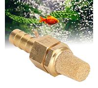 Dilwe Piedra de Burbujas para Tanques de Peces de Arenisca Dorada para Aireación de Bomba de Oxígeno Uniformemente Dispersa, 1,93 Pulgadas, Material de Cobre Duradero, Adecuado para Acuarios