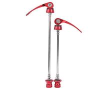 Dilwe Pinchos de Cubo de Rueda de Bicicleta de 2 uds, Accesorios de actualización de Palanca de pincho de liberación rápida de Eje portátil para Bicicleta de montaña(Rojo)