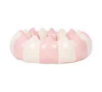 Dilwe Piscina Inflable Pequeña, PVC PVC Baby Ball Up Ball Play Poil Pool para Fiesta de Natación Indoor Outdoor (Rosa Rayado)