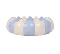 Dilwe Piscina Inflable Pequeña, PVC PVC Baby Ball Up Ball Play Poil Pool para Fiesta de Natación Indoor Outdoor (Rayas Azules)