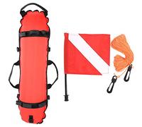 Dilwe Pizarra de Flotador Inflable, de Buceo, Bandera de Buceo, Buceo, inflación, Nadador, Bandera de Pelota