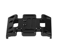 Dilwe Placa de Deslizamiento RC, Protector Central de Aleación de Aluminio para Orugas Axial SCX10 1/10, Protección de Transmisión para Arrastre de Rocas