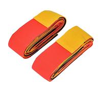 Dilwe Polainas Elásticas para Pies, Fuerte Fuerza de Estiramiento, Cinturón Fijo con Piernas Multijugador para Actividades de Padres e Hijos, con Gancho para (Calzas para 6 Personas (1 par))