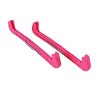 Dilwe Protectores de Cuchillas de Patín Ajustables, Protector de Patines sobre Hielo con Resortes de Metal para Patines Artísticos, Zapatos de Hockey (Rosada)