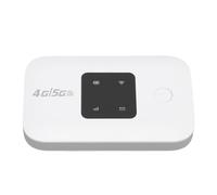 Dilwe Punto de Acceso WiFi Portátil 4G, Enrutador Móvil de 300Mbps con Ranura para Tarjeta SIM Compatible con 10 Dispositivos para Viajes y Acampadas (White)