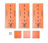 Dilwe Rampa de Salto de Coche RC para Modelo a Escala 1/10 1/12 1/14 1/16, Rampa de Acrobacias de Alta Velocidad con Diseño Fácil de Encajar (Orange)