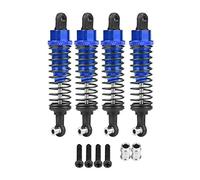 Dilwe RC Amortiguador de Choque del Coche, Amortiguador de Aleacion de Aluminio Apagador para FS 1/18 Accesorio de Camion de Control Remoto(Azul Oscuro)