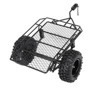 Dilwe RC Anhnger, Durable Metal RC Simulación Emer Anhnger RC Coche Coche Coche Piezas Modelo Juguetes (Negro)