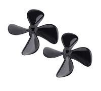 Dilwe RC Barco Hélice de 4 Cuchillas, 2 Pcs Alta Resistencia CW CCW Plastico 4-Blade Full Immersion Propeller para Piezas de Accesorios de Embarcaciones Modelo RC