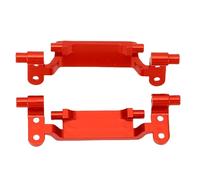 Dilwe RC Barra de Reemplazo de Metal Base con la Varilla de Extracción Delantero y Trasero para Automóviles MN168 MN78 1/12 RC RC (rojo)