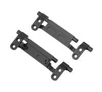 Dilwe RC Barra de Reemplazo de Metal Base con la Varilla de Extracción Delantero y Trasero para Automóviles MN168 MN78 1/12 RC RC (BLACK)
