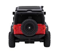 Dilwe RC Crawler, Coche de Control Remoto Todoterreno a Escala 1/43 de 180 MAh con Iluminación LED, Absorción de Impactos para Alfombra, Hierba,