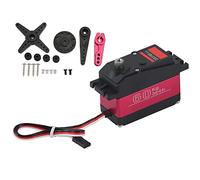 Dilwe RC Digital Servo, RC DS5160 Servo Digital Plástico Aleación de Aluminio Acero Inoxidable Luz Groe Torsion Impermeable Coche Modelo Piezas Modelo Juguete