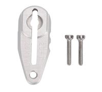 Dilwe Reemplazo de Bocina Servo 25T 20MM para Coche VP 1/10 RC, Brazo de Sujeción de Dirección de Metal de Aleación, Ajuste de Precisión (Silver)