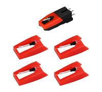 Dilwe Reemplazo de Tocadiscos para Tocadiscos, Punta de Aguja de Alto Rendimiento con Mayor Durabilidad y Fácil Instalación