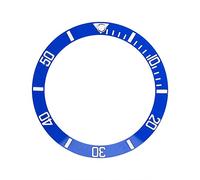 Dilwe Reloj Bisel Insertar Números marcadores 4 Colores Nuevo Reloj de Cerámica Inserto Loop Repuestos(Azul)