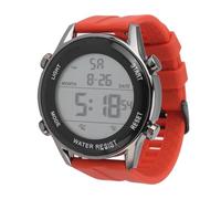 Dilwe Reloj Deportivo Digital de 50 M, Pantalla Grande Luminosa con Correa de Silicona para Hombre, Alarma, Cronómetro y Fecha. (Rojo)