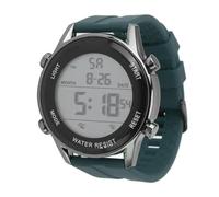 Dilwe Reloj Deportivo Digital de 50 M, Pantalla Grande Luminosa con Correa de Silicona para Hombre, Alarma, Cronómetro y Fecha. (Green)