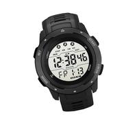 Dilwe Reloj Deportivo Digital Luminoso Impermeable Multifuncional para Hombre Reloj Deportivo para Correr para Entusiastas del Aire (Black)