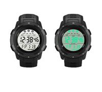 Dilwe Reloj Deportivo Digital Luminoso Impermeable Multifuncional para Hombre Reloj Deportivo para Correr para Entusiastas del Aire (Yellow)