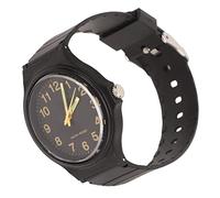 Dilwe Reloj deportivo minimalista de moda WR50M con movimiento silencioso de cronometraje a prueba de golpes para estudiantes, negro