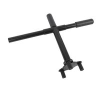 Dilwe Removedor Manual de Ruedas de Alambre Herramienta de Extracción de Ruedas de Alambre Lowrider de Acero Antideslizante Intercambiable de 2 y 3 Barras con Anillos de Goma para Servicio de Cubo de