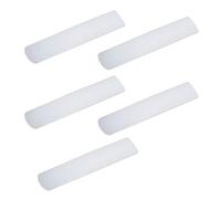 Dilwe Resina Soprano Sax Reeds, Fuerza 2.5, Aplicación Versátil, Material Premium, Rendimiento de Grado Profesional, 5 Piezas con Estuche Protector, para Concierto de Etapa de Práctica Diaria (WHITE)