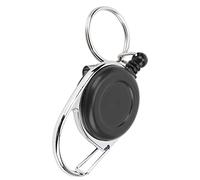 Dilwe Retractor de Pesca con Mosca, Retráctil de Alambre de Acero para Herramientas para Transportar Alicates de Pesca y Abrazaderas de Gancho, con Mosquetón de Liberación Rápida para