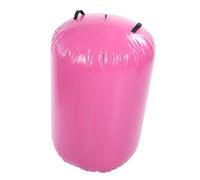 Dilwe Rodillo Inflable para Gimnasia, Rodillo de Aire de PVC con Bomba Manual para Porristas, Entrenamiento de Flexibilidad y Desarrollo de Habilidades (PINK)