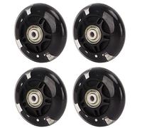 Dilwe Ruedas para Patines en Línea, Ruedas de Repuesto de Goma PU de 69 Mm con Rodamientos ABEC 9 para Patines en Línea, Patinaje sobre y Equipaje