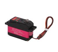 Dilwe Servo Digital de 60 Kg, Engranaje de Dirección de Coche RC Impermeable de Alto Voltaje de 8,4 V con Caja de Aluminio CNC y Engranajes de Acero Inoxidable, para Vehículos de