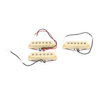 Dilwe Set de Pastillas Single Coil 3 Piezas Crema para Guitarra Eléctrica