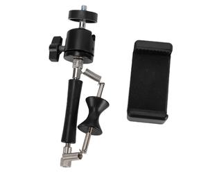 Dilwe Soporte Ajustable para Teléfono de Guitarra, Soporte de Abrazadera Universal con Abrazadera de Afinación para Guitarras y Ukeleles de 6 a 10,5 Cm